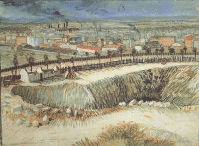 Vincent Van Gogh Outskirts of Paris near Montmartre (nn04) china oil painting image